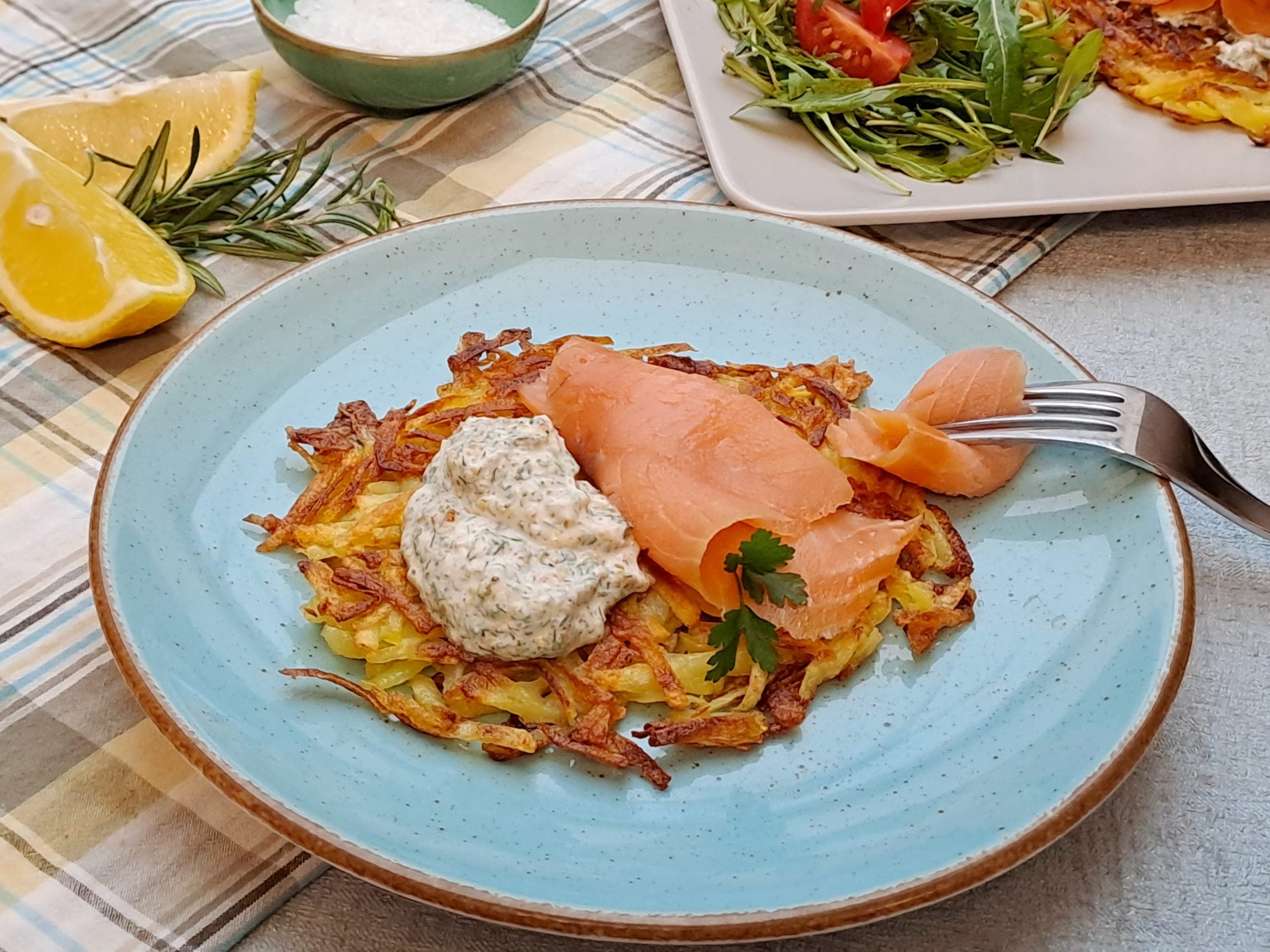 Rösti mit Lachs